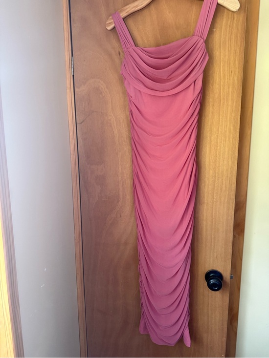 PrettyGarden Dresses & Skirts - Draped Midi Dress in Dusty Rose